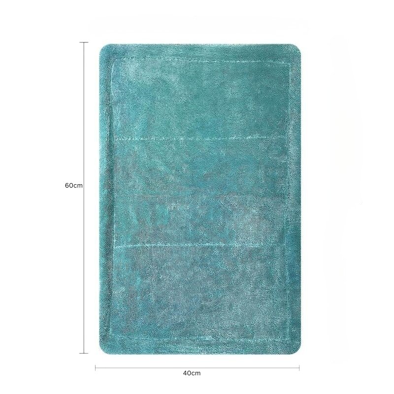 THE OUTSHINE Dual Twisted Loop Microfiber Drying Cloth 1200 GSM 60x40 cm – Premium Car Drying Towel